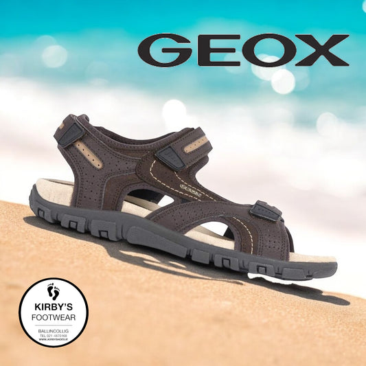 Geox Strada brown sandal