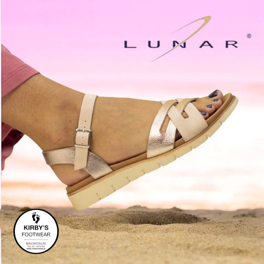 Lunar Jane rose gold sandal