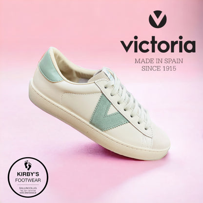 Victoria trainer white jade leather - 1126142