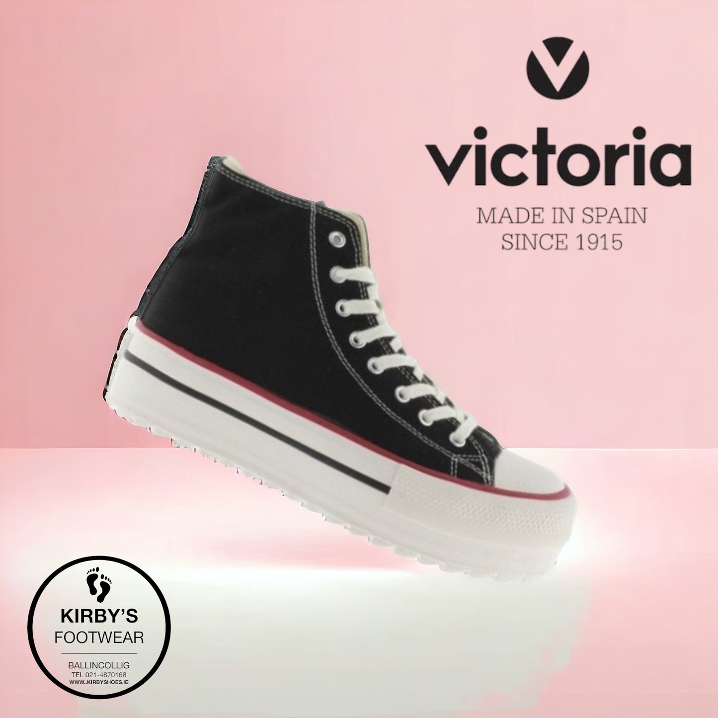 Victoria canvas boot black - 1061121
