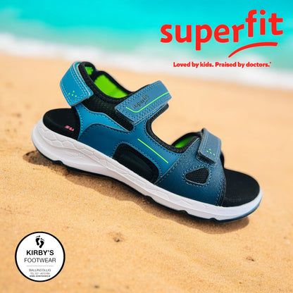 Superfit Criss Cross sandal navy blue