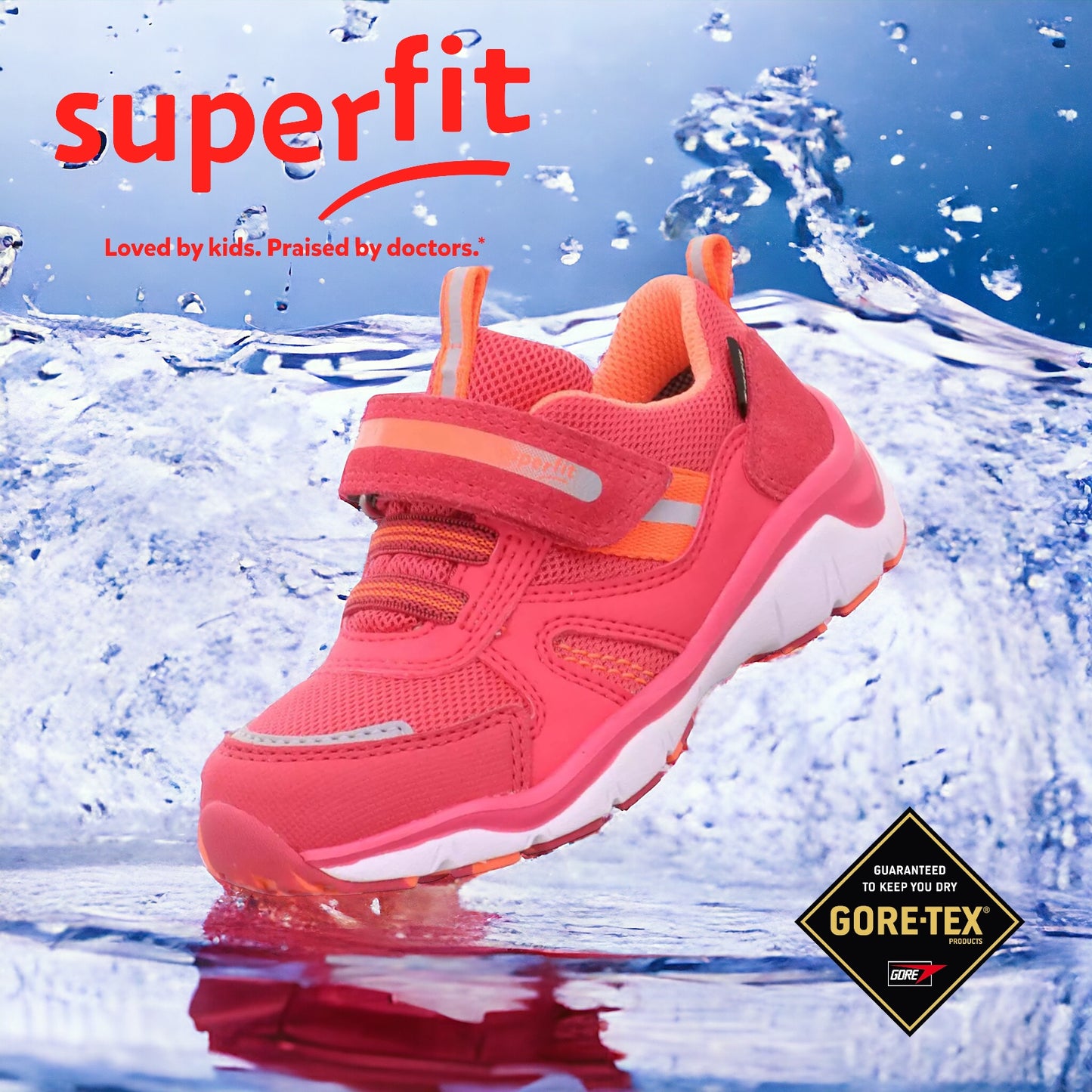 SuperFit waterproof sport 5 goretex pink