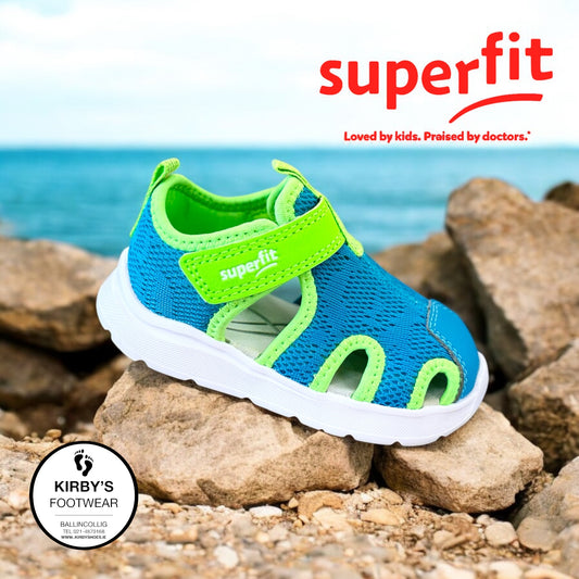 SuperFit Wave water sandal blue green