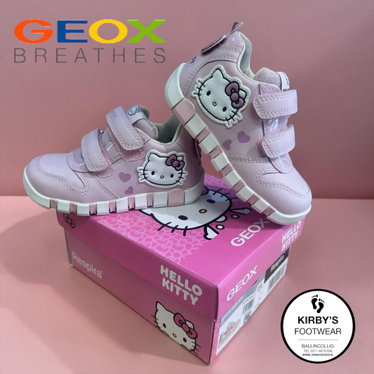Geox Iupidoo velcro pink Hello Kitty