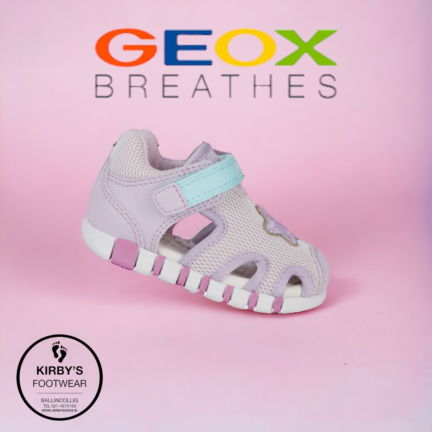 Geox iupidoo sandal lilac