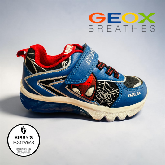 Geox Spiderman Ciberdron lights - Kirbys Footwear Ltd