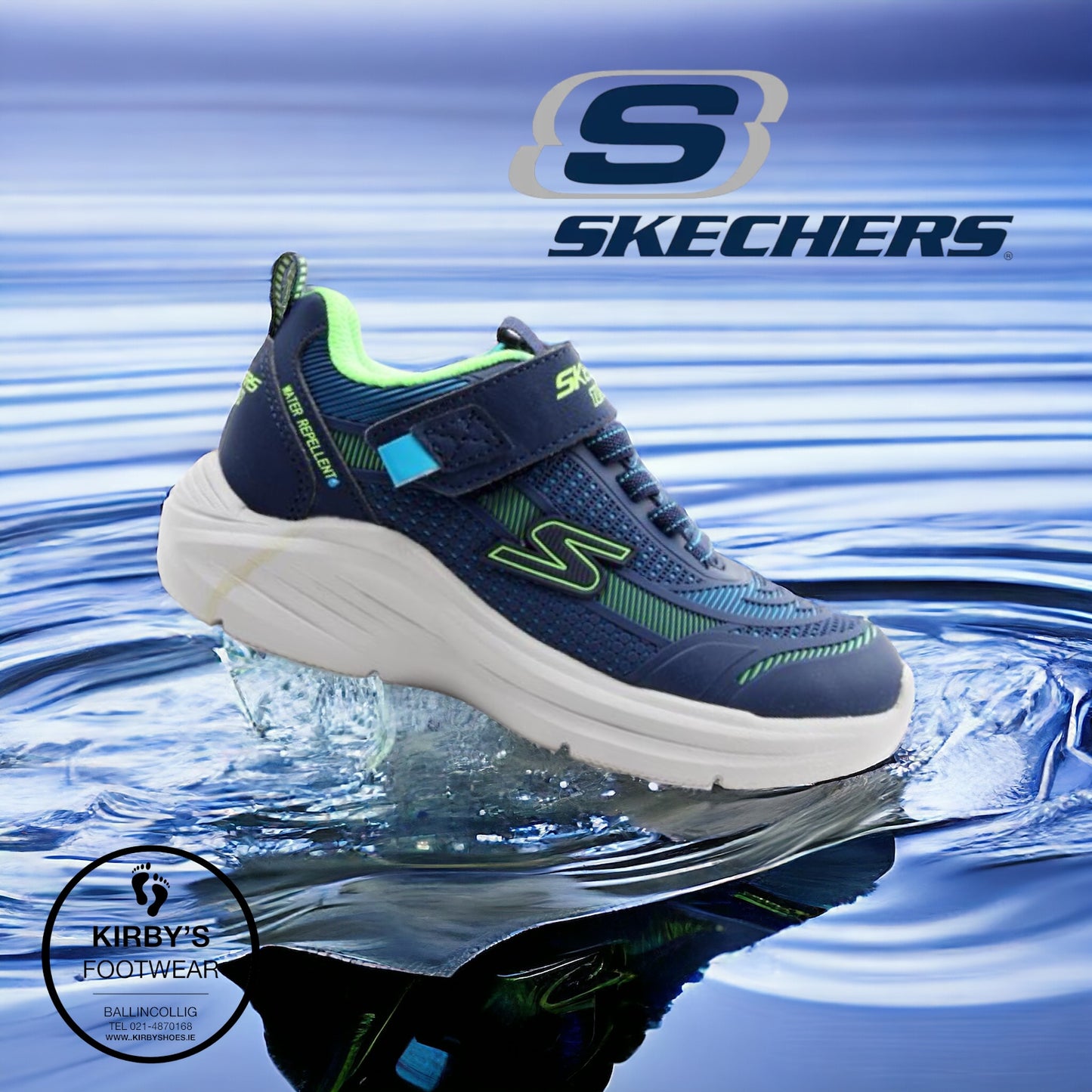 Skechers hyper blitz waterproof runner
