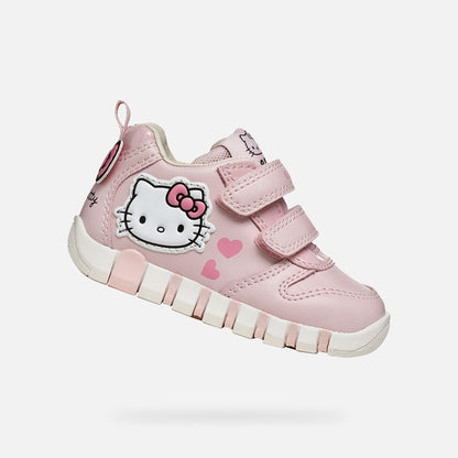 Geox Iupidoo velcro pink Hello Kitty
