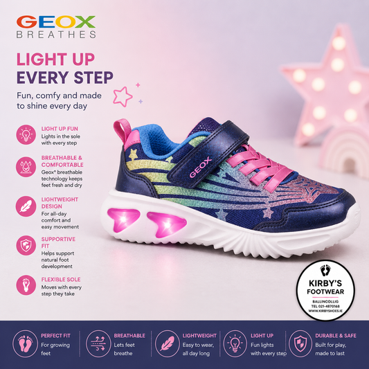 Geox Assister navy lights