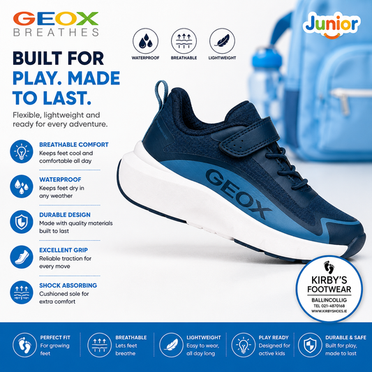 Geox Pro-Ran Navy - waterproof - Kirbys Footwear Ltd
