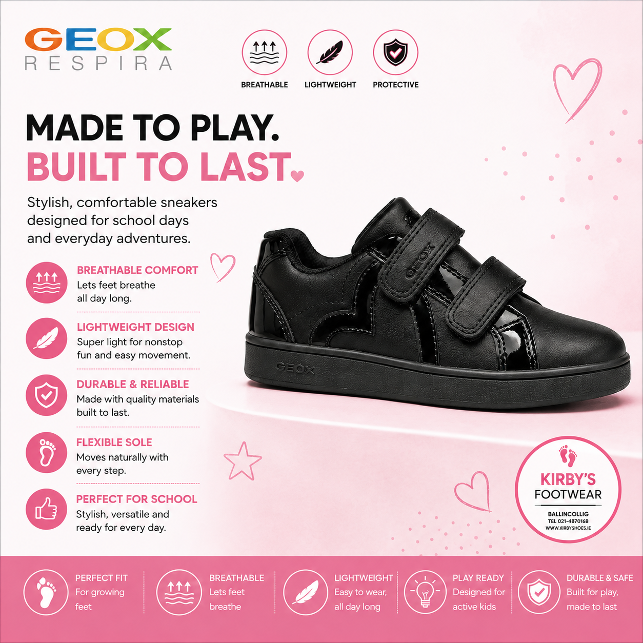 Geox Eclyper girl -  black