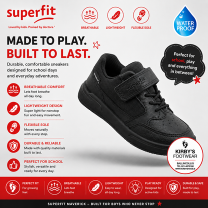 SuperFit Maverick storm waterproof black