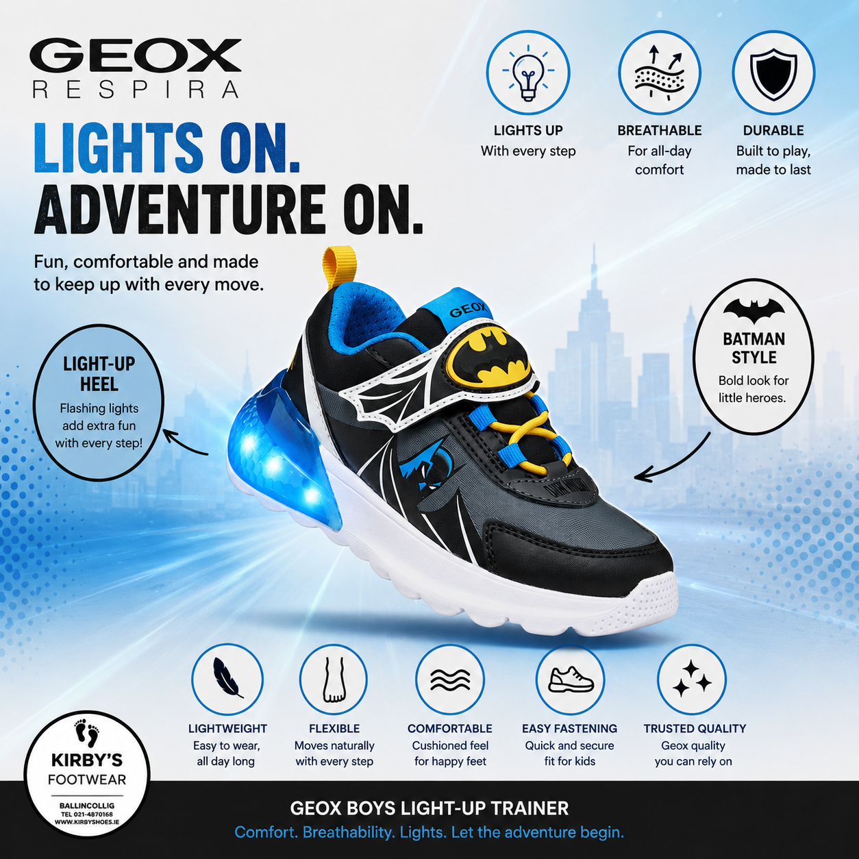 Geox Batman Activart  lights