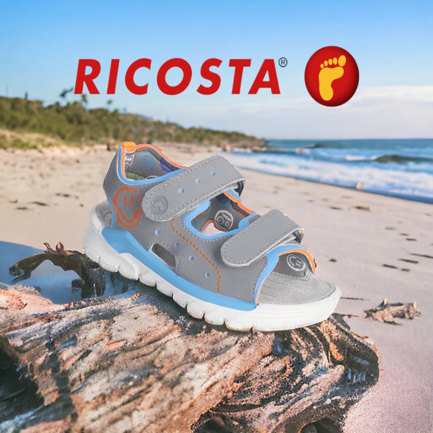 Ricosta Surf sandal grey