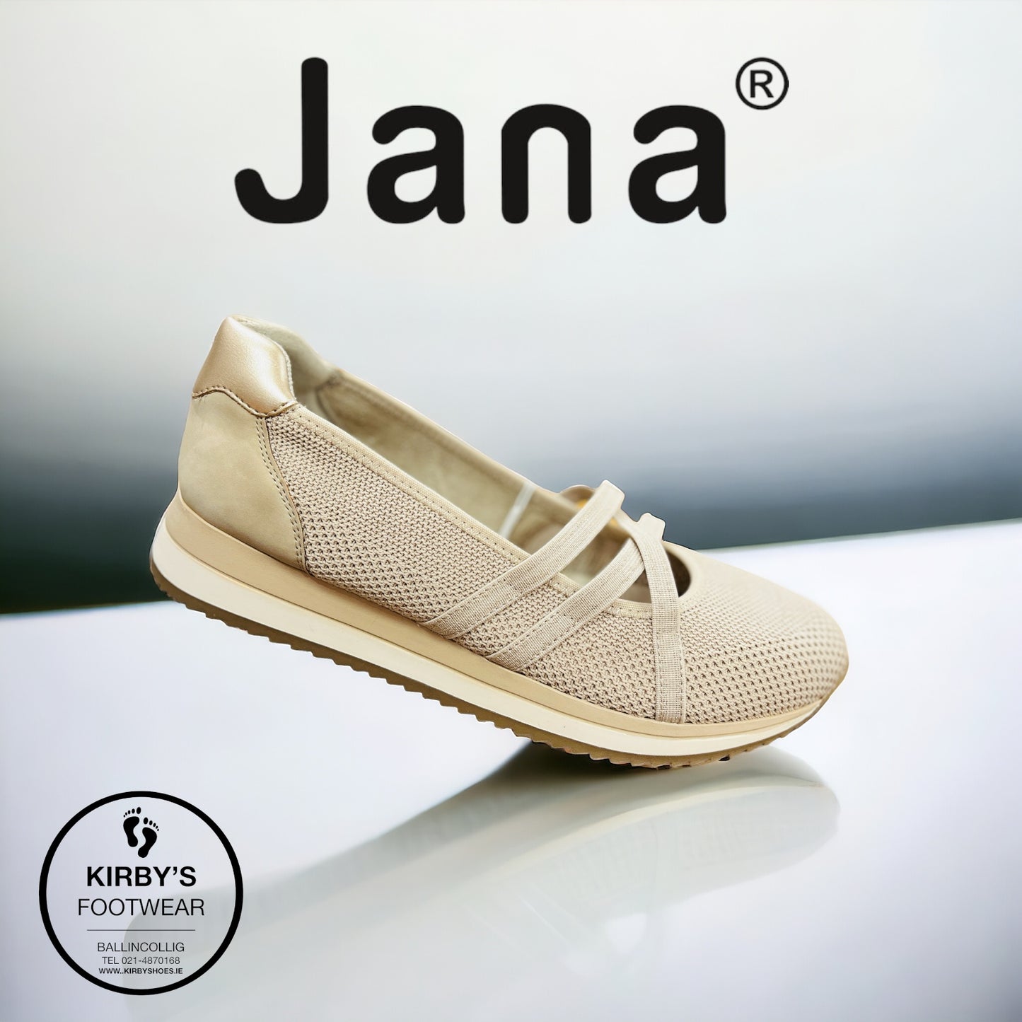 Jana slip on gold - 22173