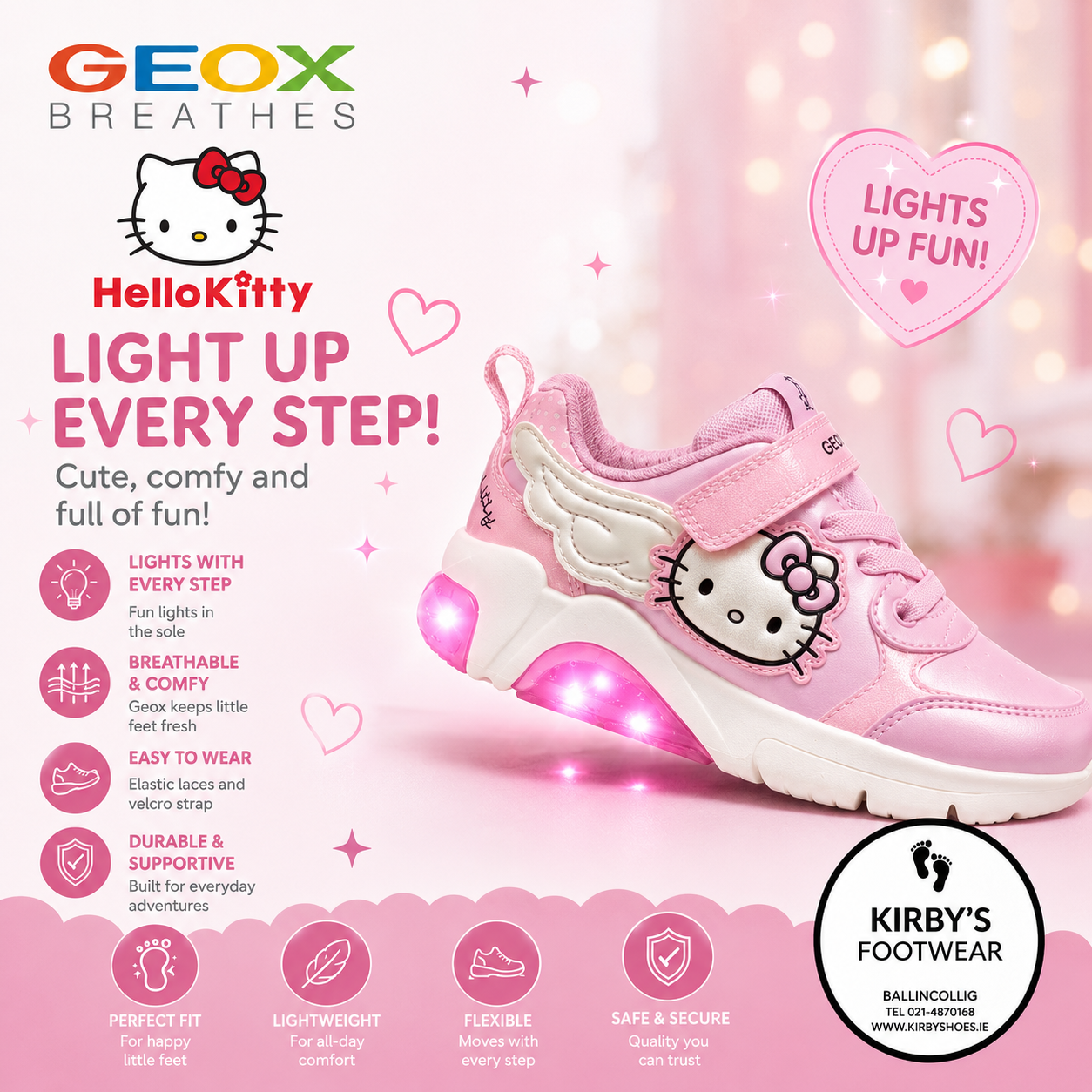 Geox Hello Kitty fadinlight lights