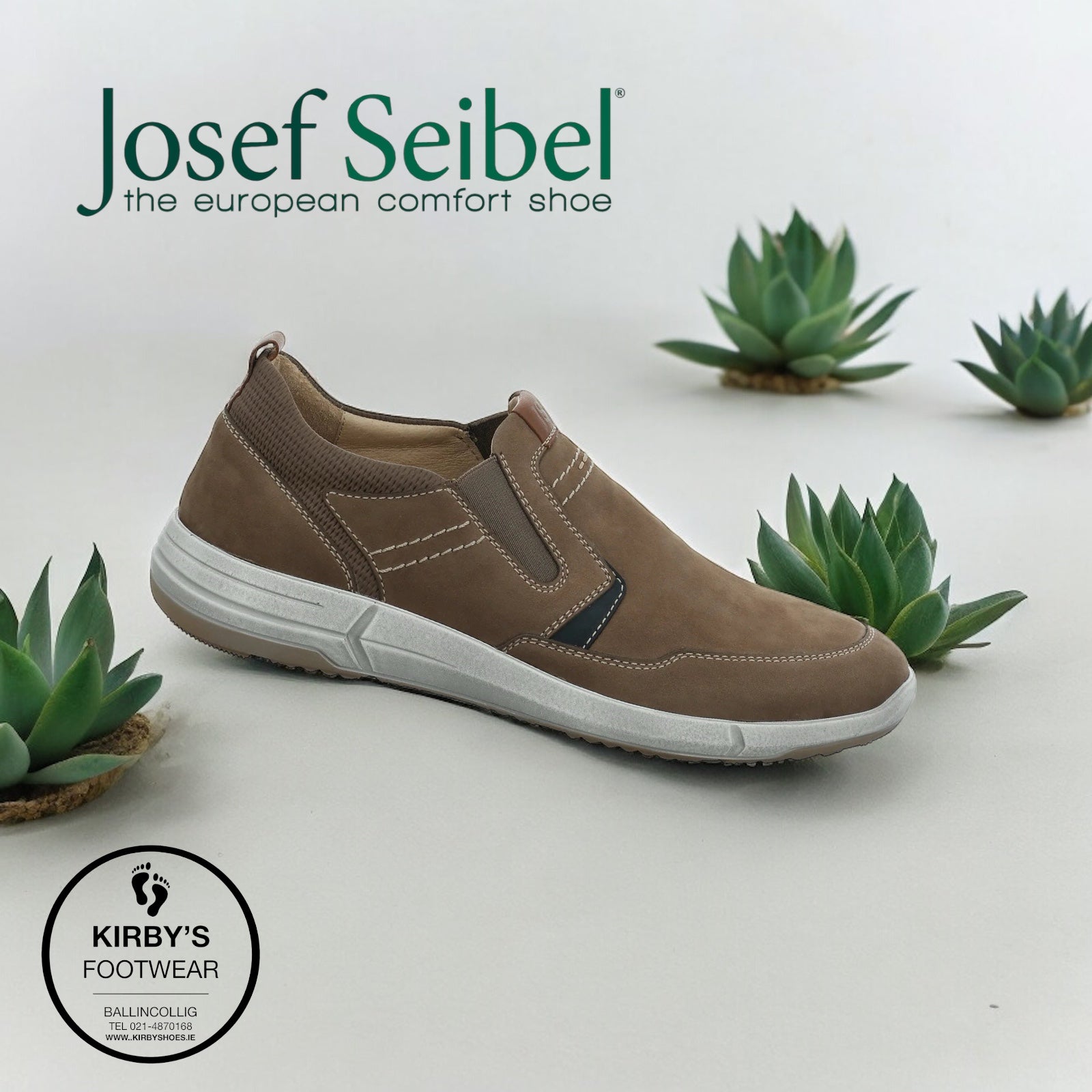 Josef Seibel Enrico 32 – Scarpe Stringate Uomo In Nabuk Blu, Suola EVA/TR, Altezza Tacco 2.5 Cm