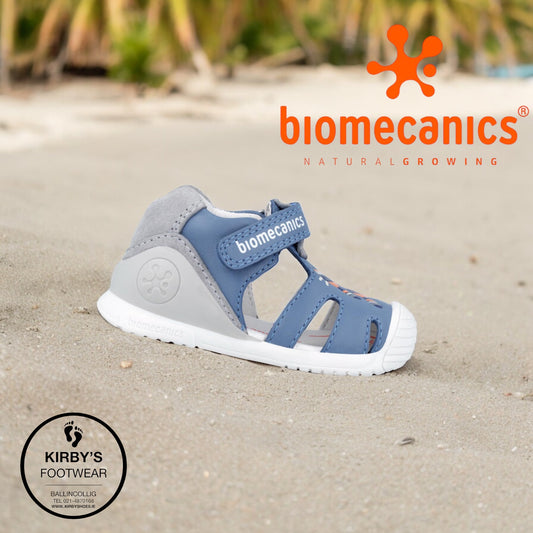 Biomecanics 242122 blue sandal leather