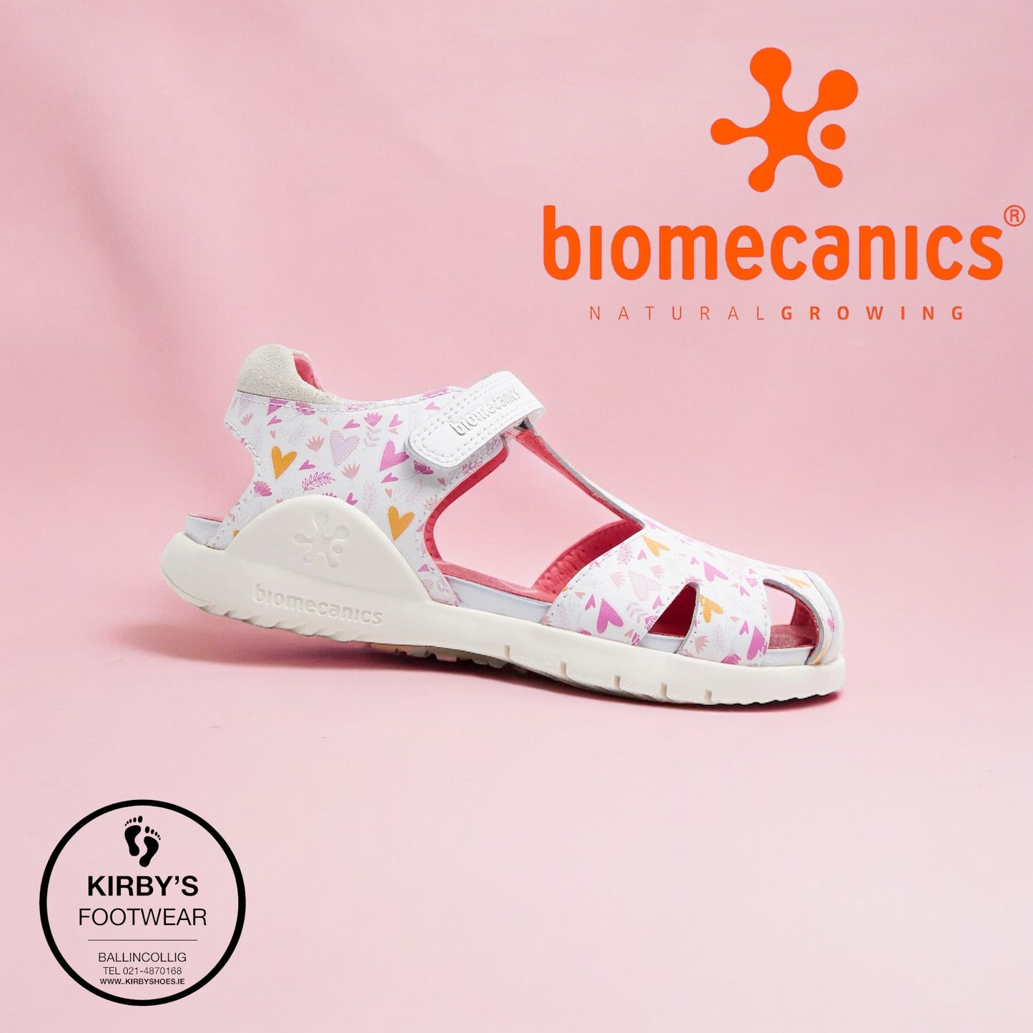 Biomecanics 242231 sandal white leather