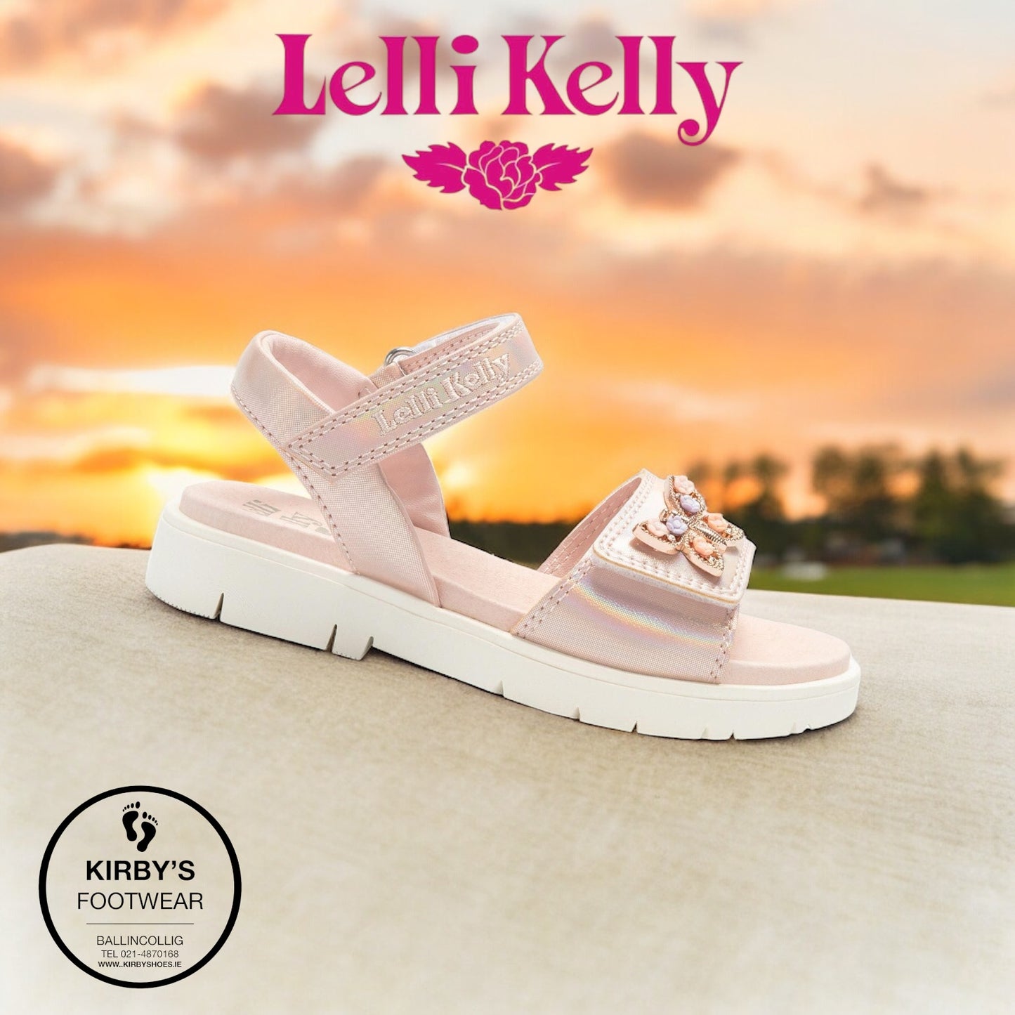 Lelli Kelly sandal rose leather LK2419