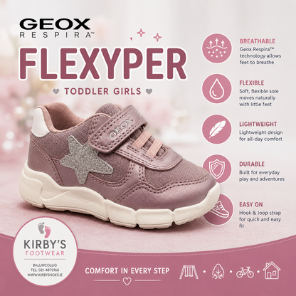 Geox flexyper mini pink
