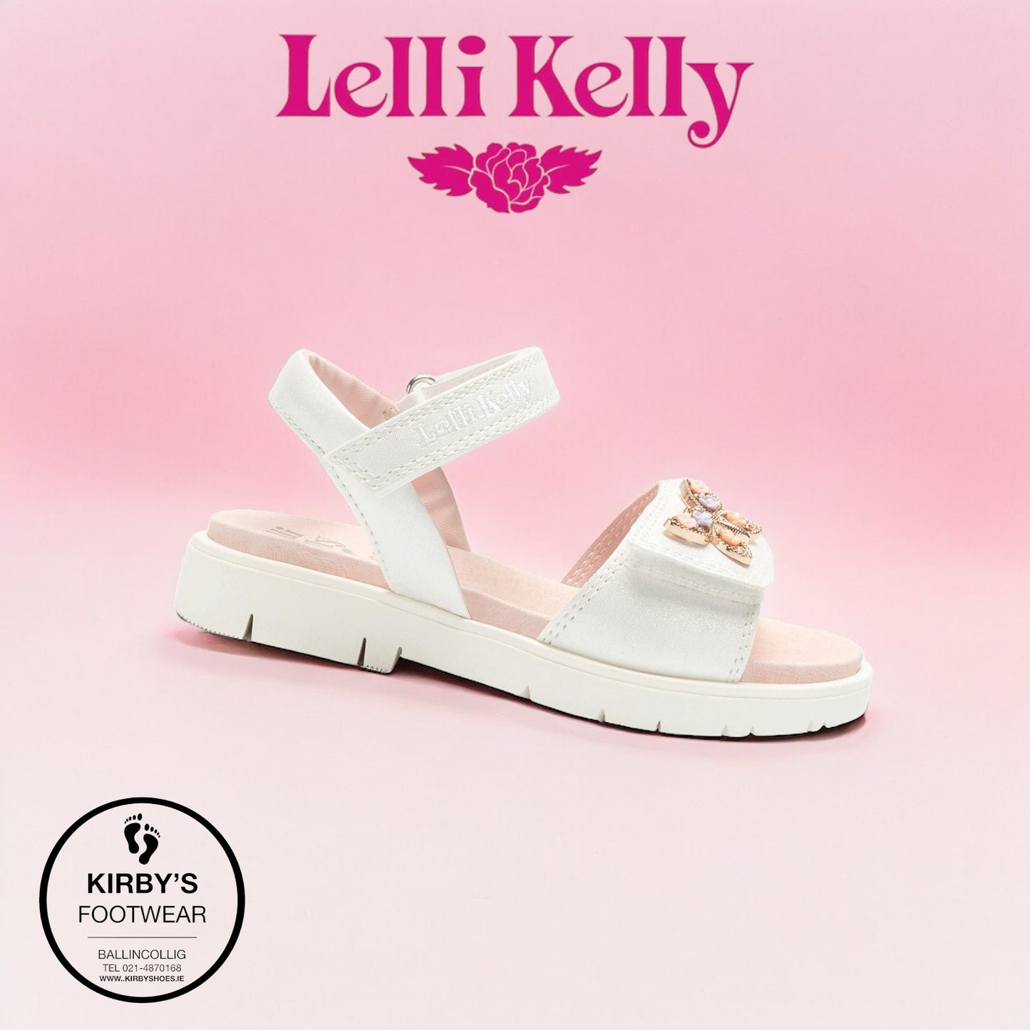 Lelli Kelly sandal white leather LK2419