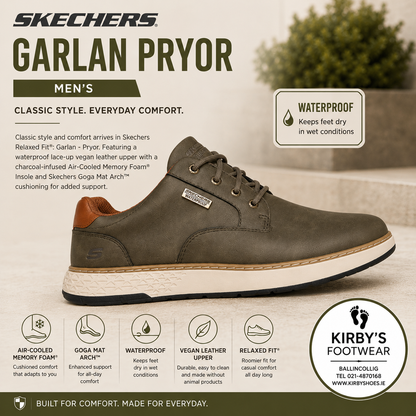 Skechers Garlan Pryor waterproof - Olive green