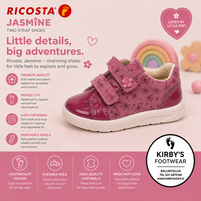 Ricosta Jasmine merlot patent leather