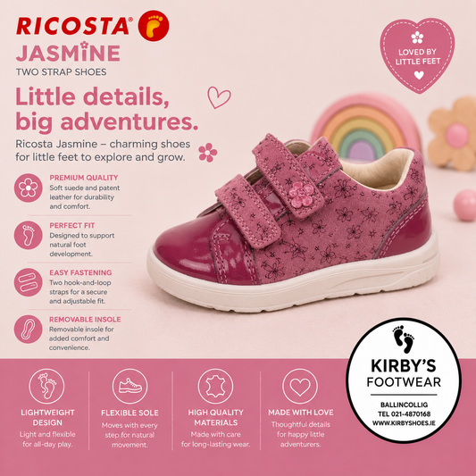 Ricosta Jasmine merlot patent leather
