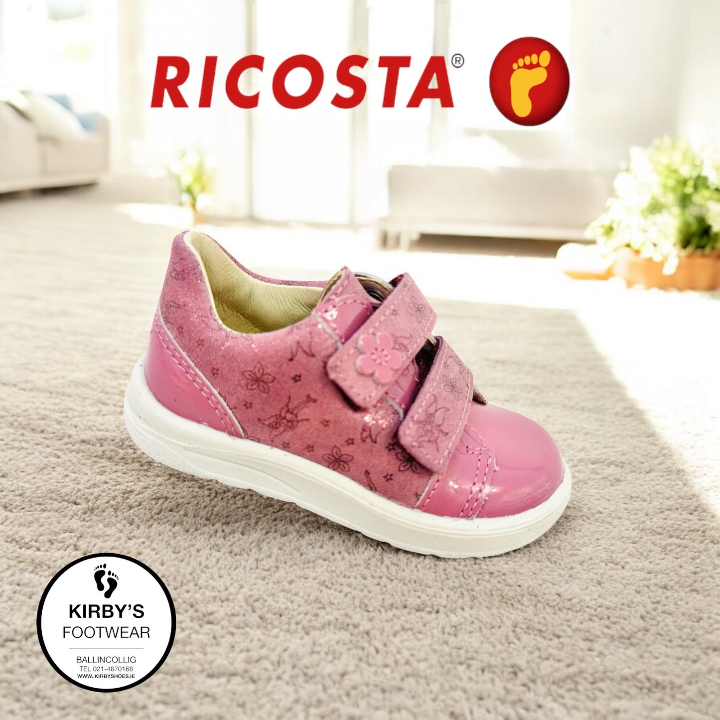 Ricosta Jasmine pink patent leather