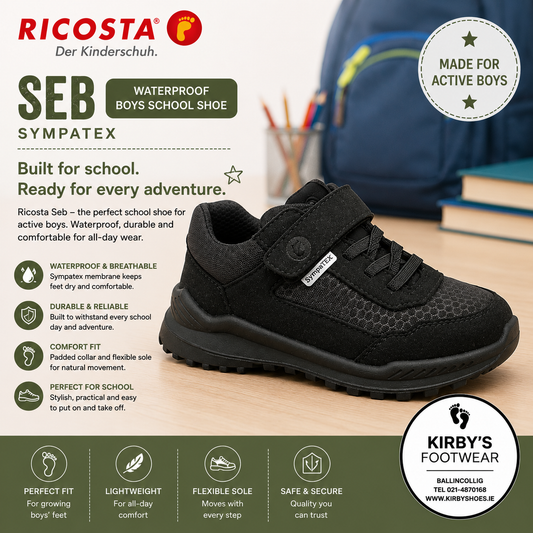 Ricosta Seb waterproof black