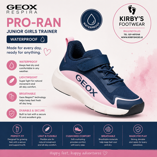 Geox Pro-Ran Navy pink - waterproof