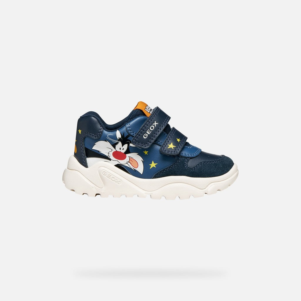 Geox Ciufciuf looney tunes velcro navy