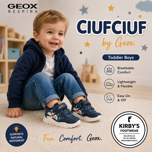 Geox Ciufciuf looney tunes velcro navy