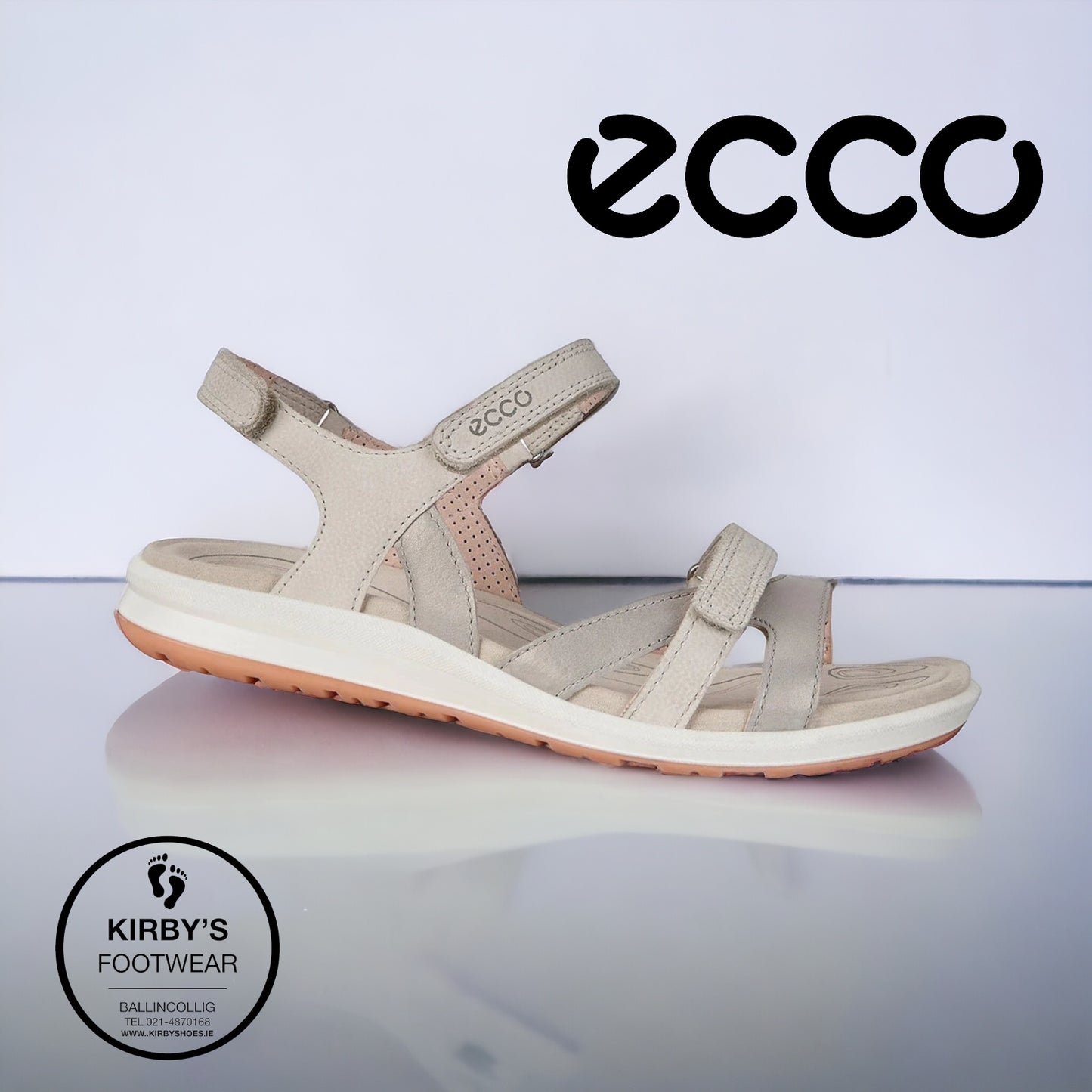 Ecco Cruise 2 sandal - silver grey - 821833