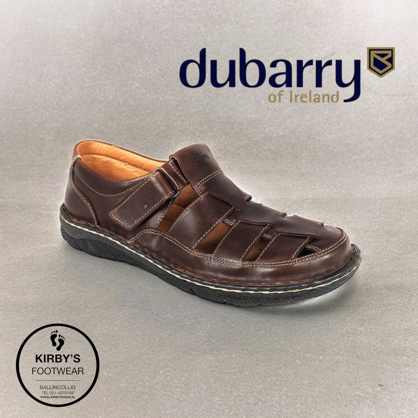 Dubarry Barta closed sandal chestnut