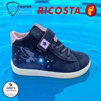 Ricosta Tinki navy pink waterproof lights