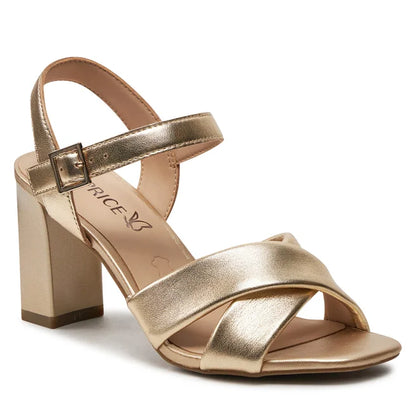 Caprice sandal gold leather 28311