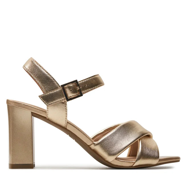 Caprice sandal gold leather 28311