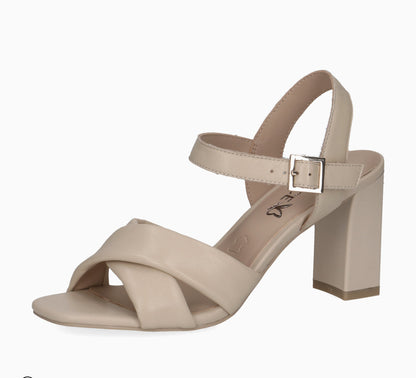 Caprice sandal beige leather 28311