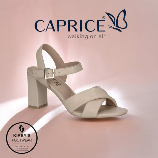 Caprice sandal beige leather 28311