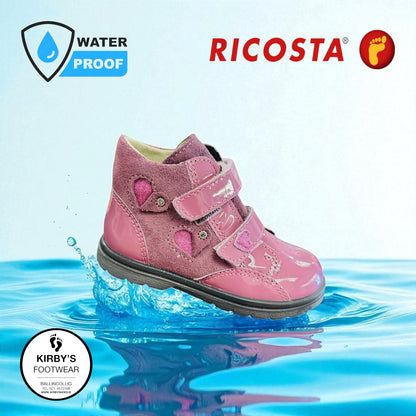 Ricosta Abby boot pink waterproof