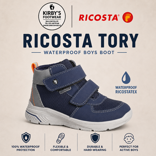 Ricosta Tory boot waterproof navy