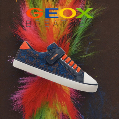 Geox Gisli canvas navy orange
