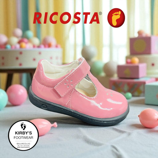 Ricosta Winona pink patent leather