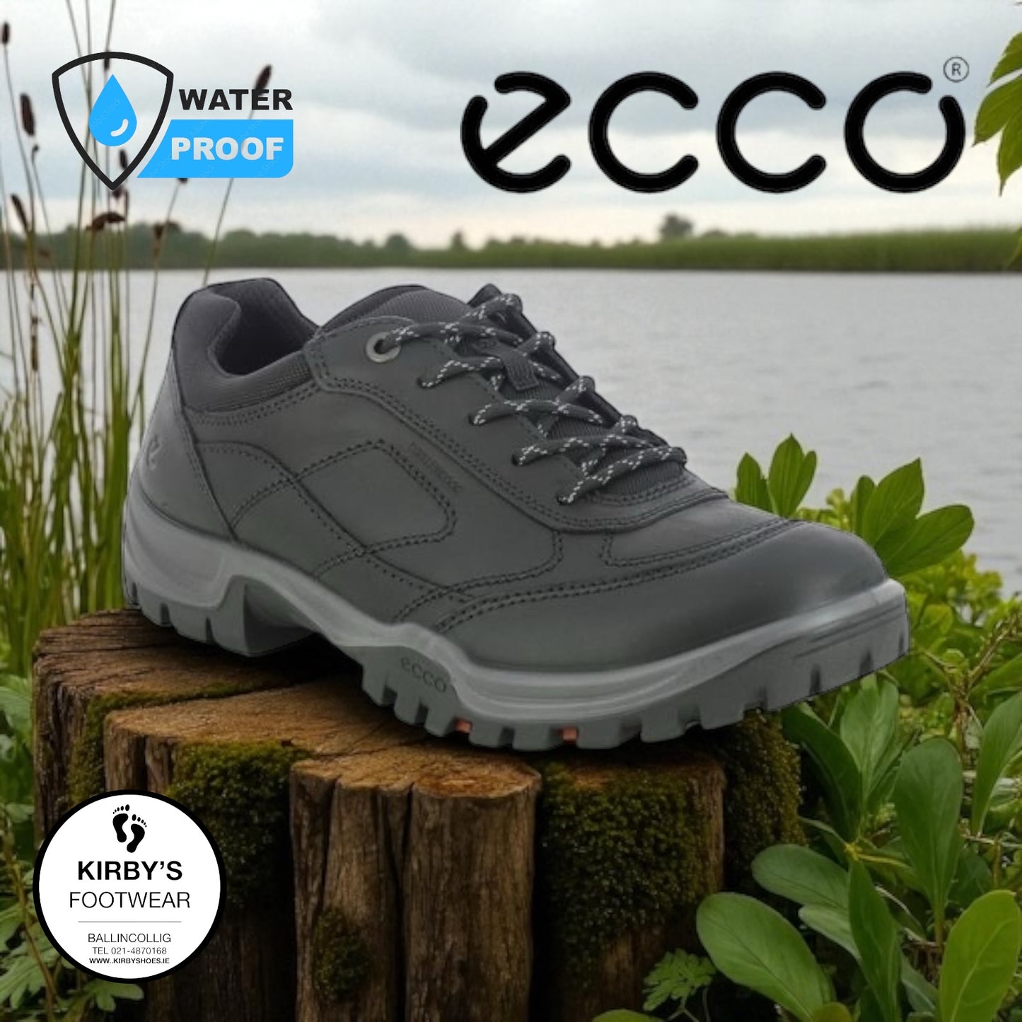 Ecco Xpedition 3 - black leather - waterproof