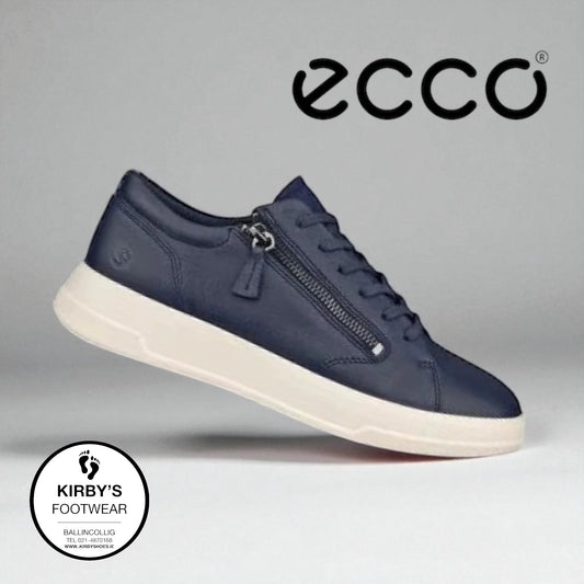 Ecco Move - navy zip leather