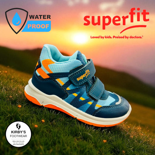 Superfit waterproof boot Cooper navy orange