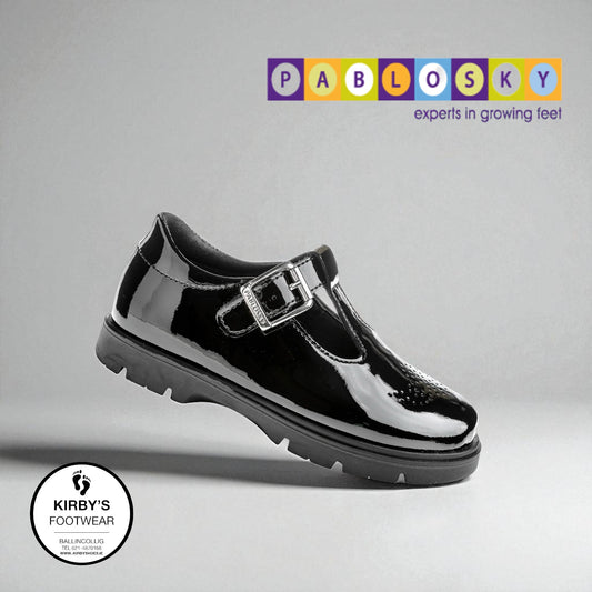 Pablosky strap 360119 black patent