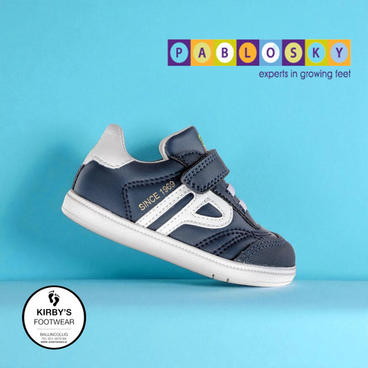Pablosky velcro trainer navy white  - 062320